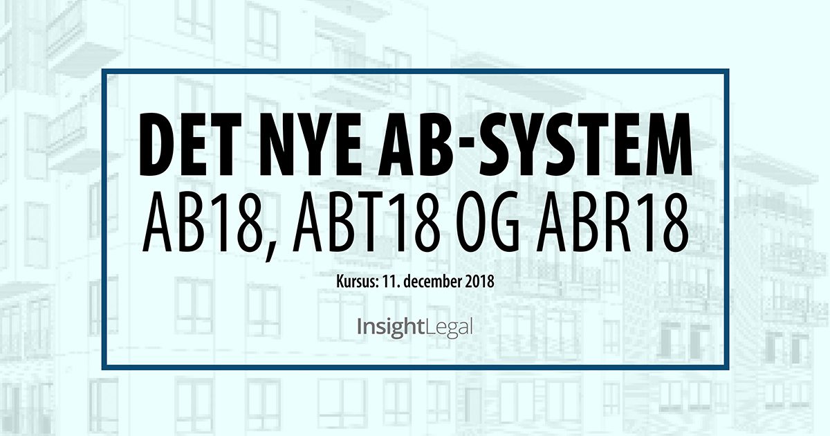 Det nye AB-system - AB18, ABT18 og ABR18