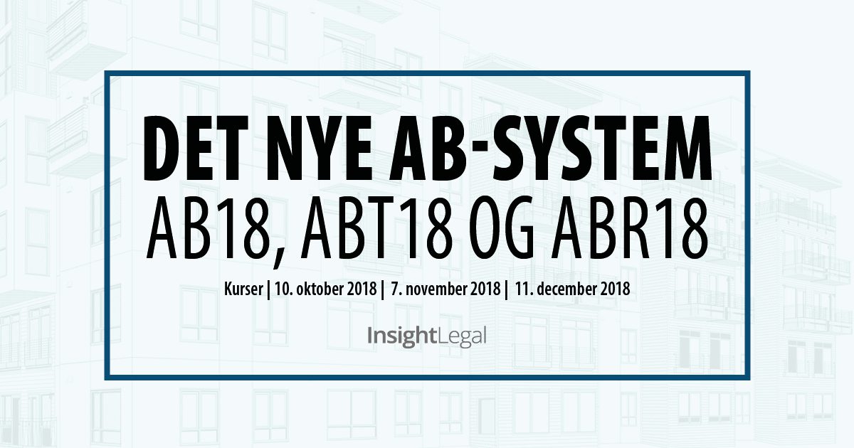 Det nye AB-system - AB18, ABT18 og ABR18