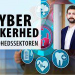 Billede af Emil Bisgaard, der taler på Cybersikkerhed i sundhedssektoren