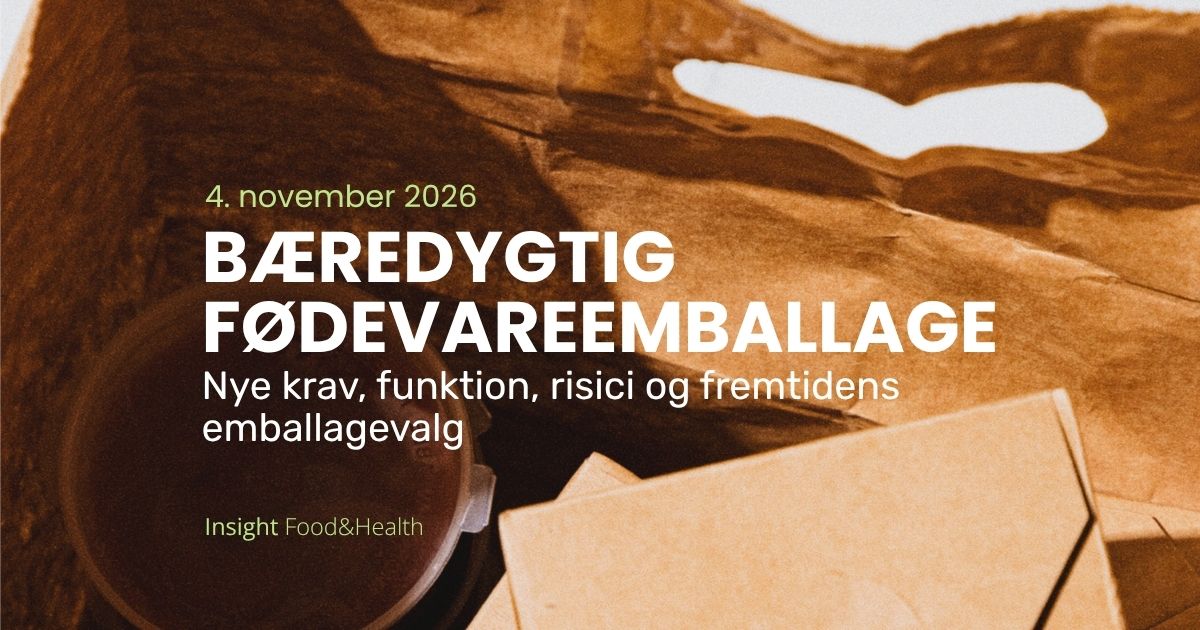 Bæredygtig fødevareemballage - konference - Insight Food & Health