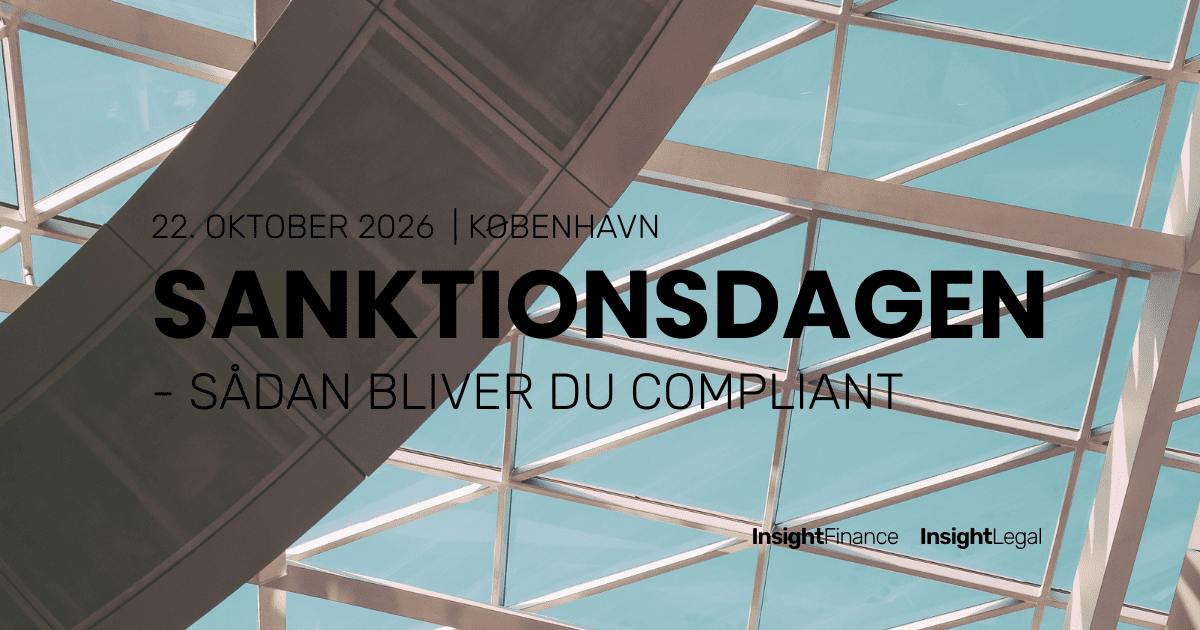Sanktionsdagen - sådan bliver du compliant - kursus - Insight Finance