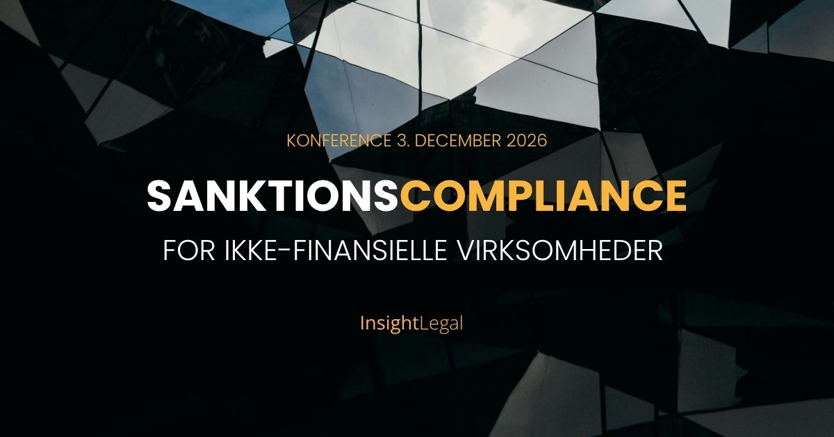 Sanktionscompliance for ikke-finansielle virksomheder - konference - Insight Legal